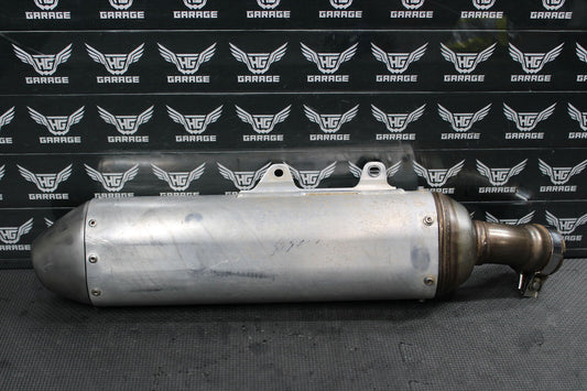 2010 YAMAHA YZ450F OEM MUFFLER EXHAUST SILENCER SLIP ON PIPE