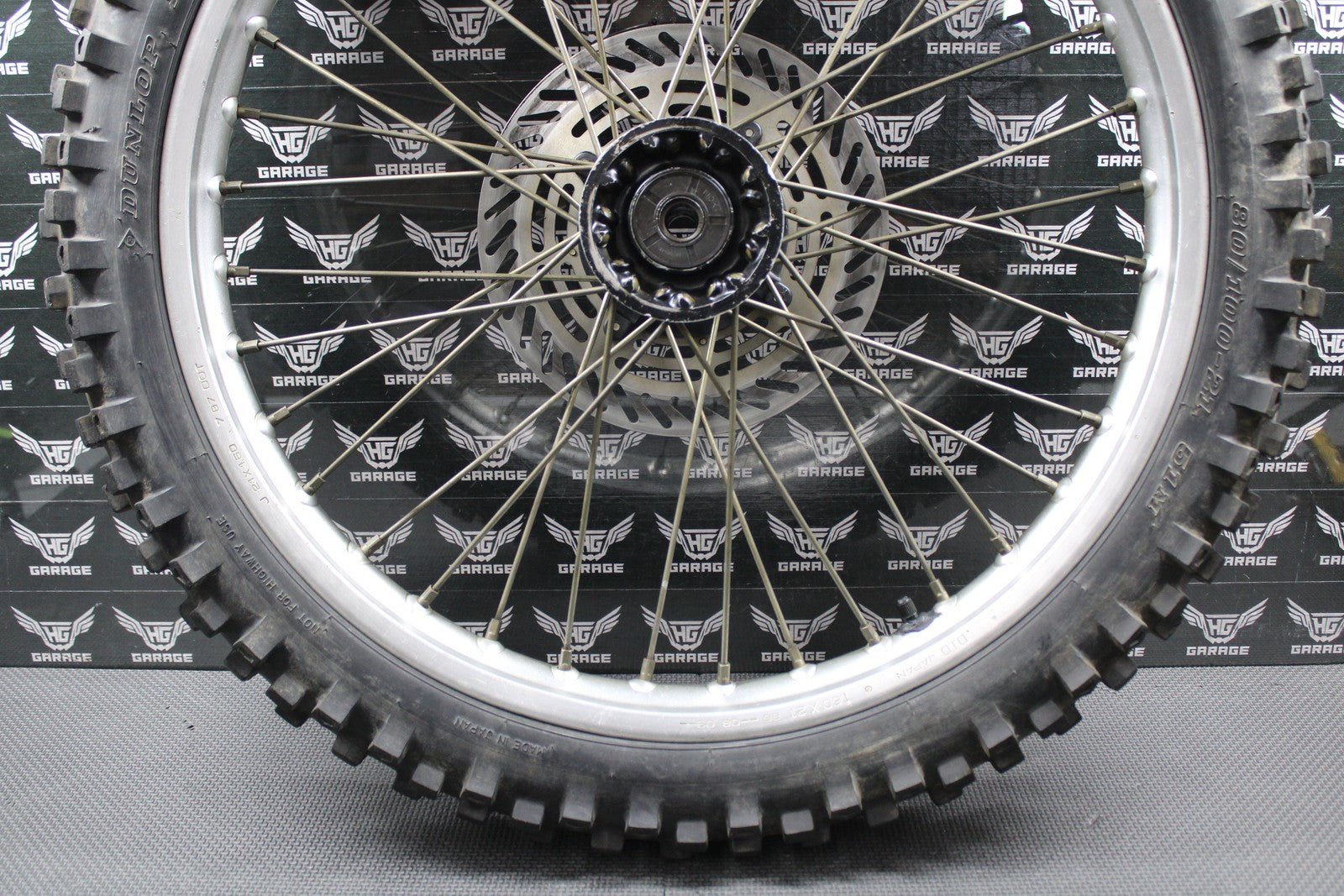 1988 HONDA CR125R CR250R CR500R OEM 21" FRONT WHEEL RIM HUB TIRE 446A5 - KS6 - 830 - hggarage