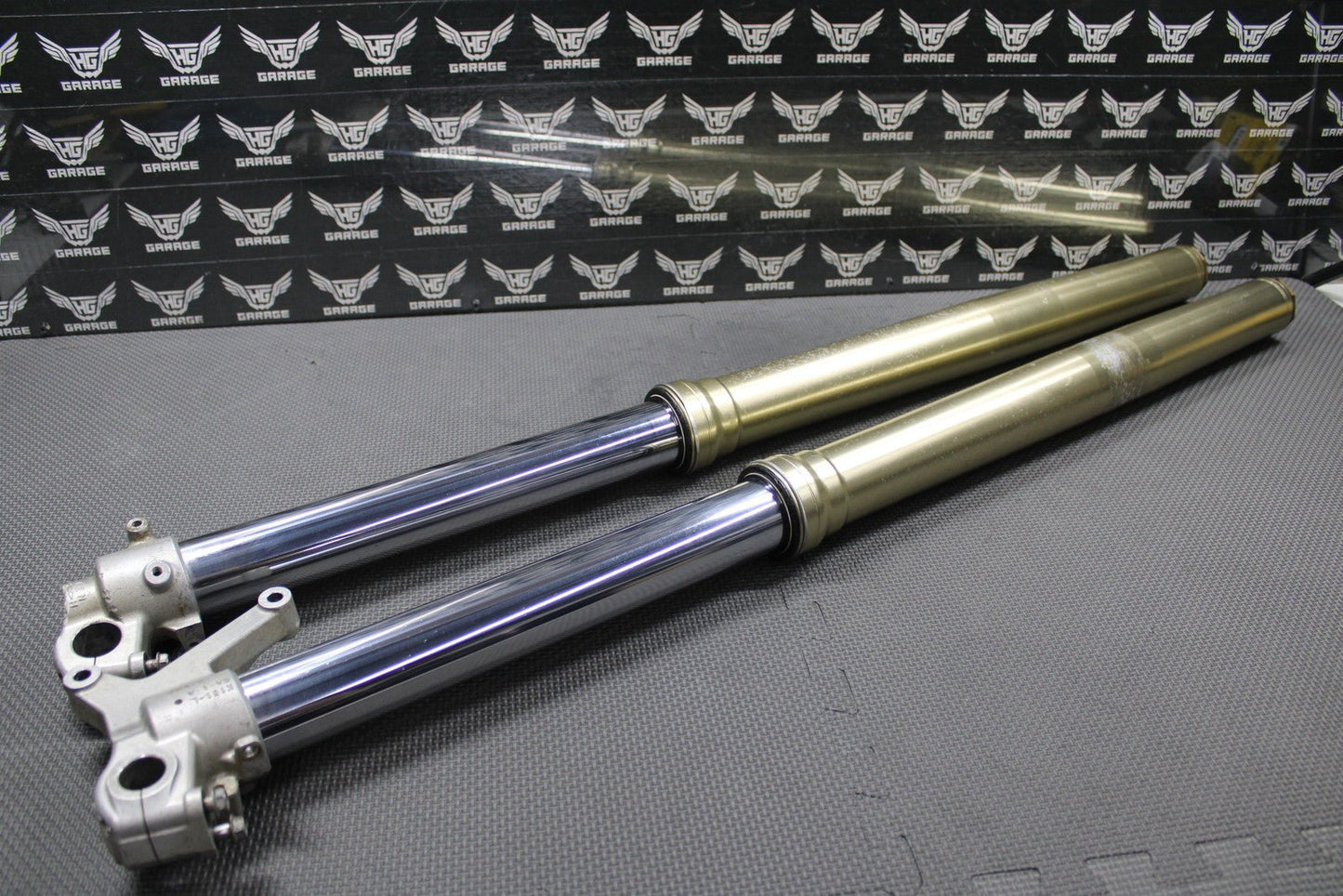 2007 KAWASAKI KX250F OEM RIGHT LEFT FRONT SUSPENSION FORKS SHOCKS 44071 - 5015 - hggarage