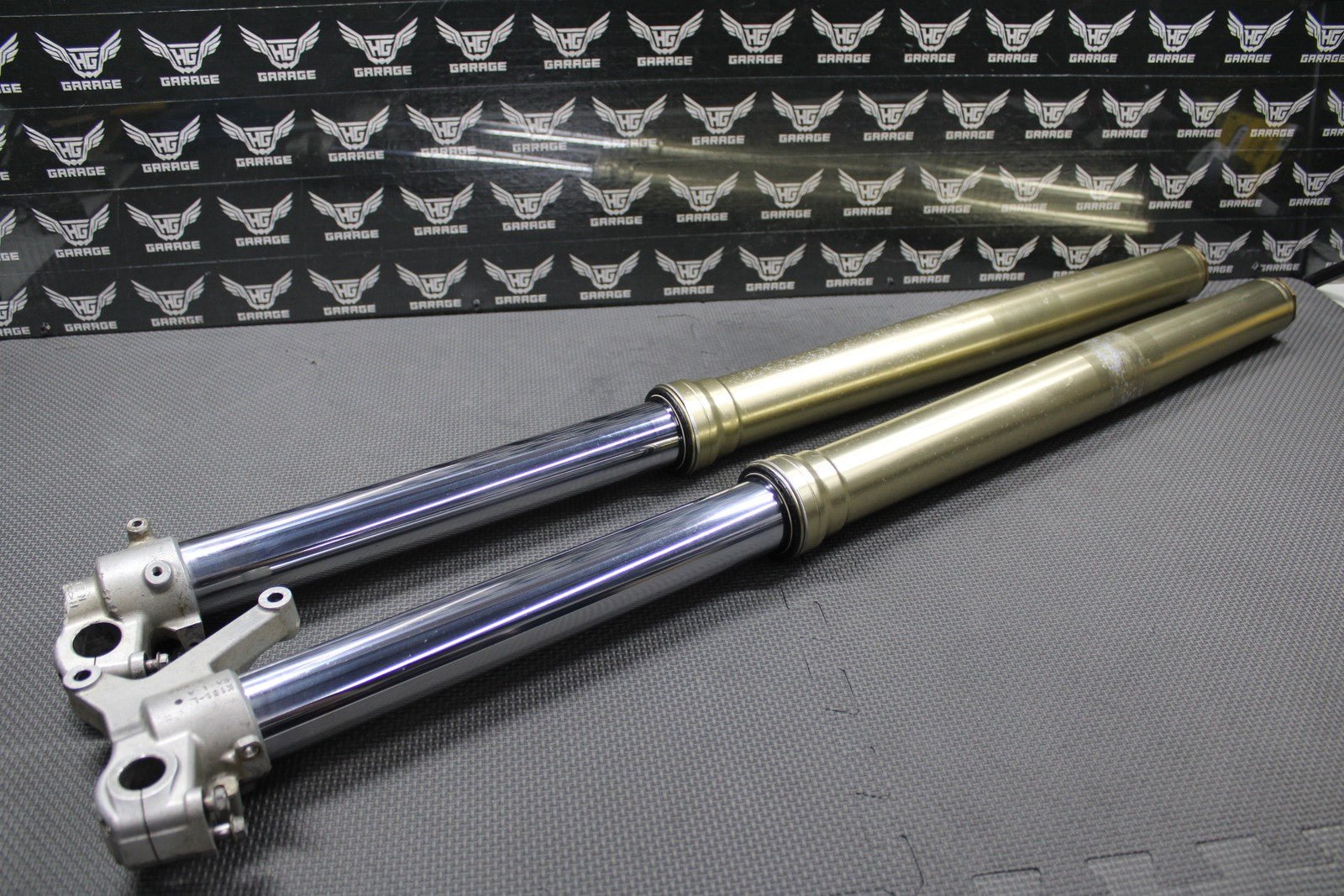 2007 KAWASAKI KX250F OEM RIGHT LEFT FRONT SUSPENSION FORKS SHOCKS 44071 - 5015 - hggarage