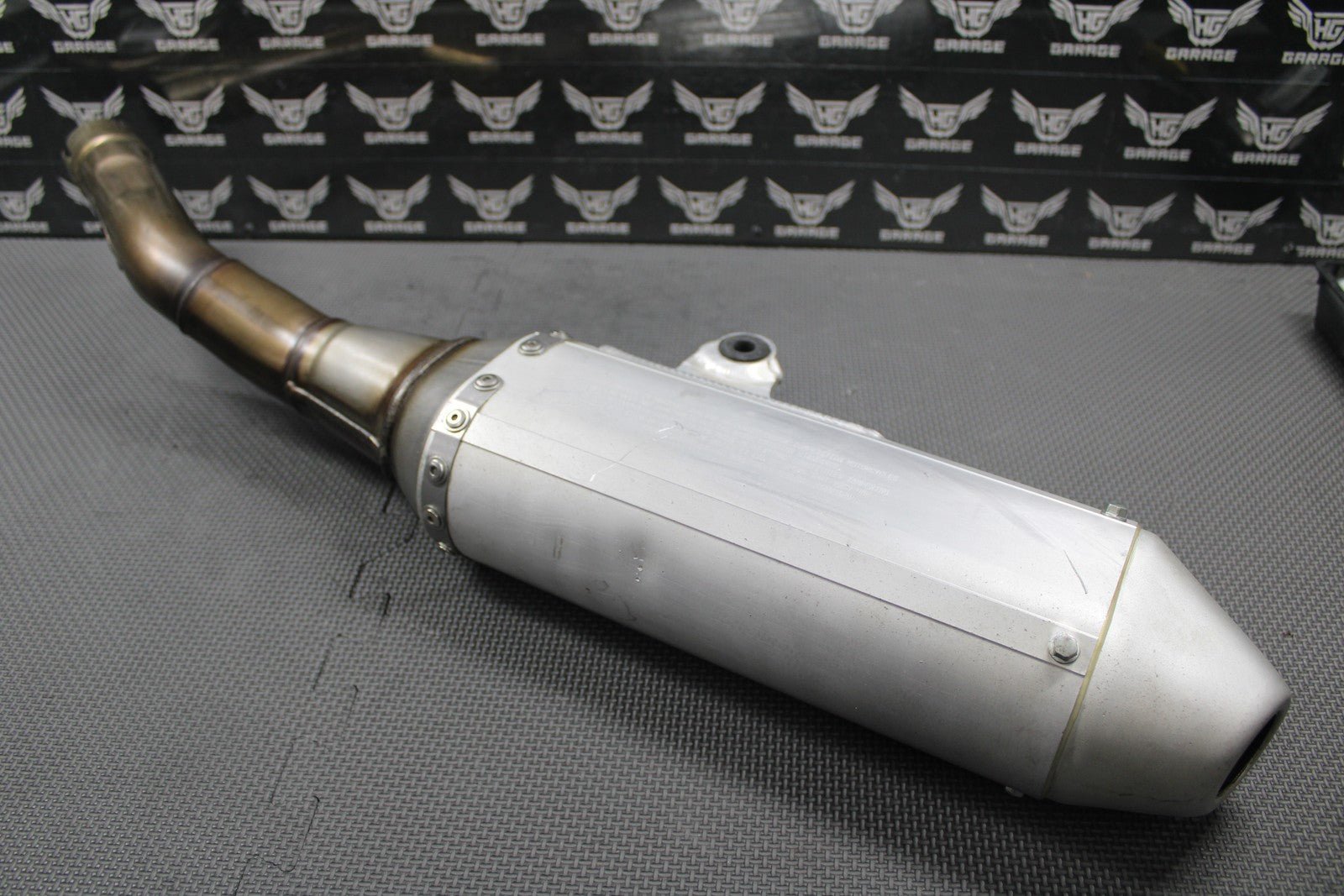 2020 SUZUKI 19 - 22 RMZ250 OEM MUFFLER EXHAUST SILENCER SLIP ON PIPE 14310 - 46K10 - hggarage