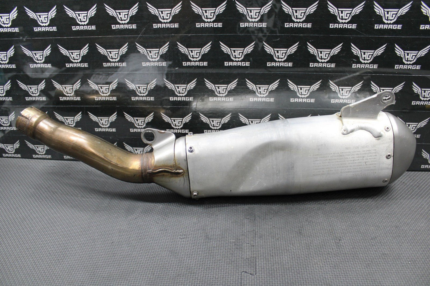 2020 2021 YAMAHA YZ250FX OEM MUFFLER EXHAUST SILENCER SLIP ON PIPE B7B - 14750 - 10 - hggarage