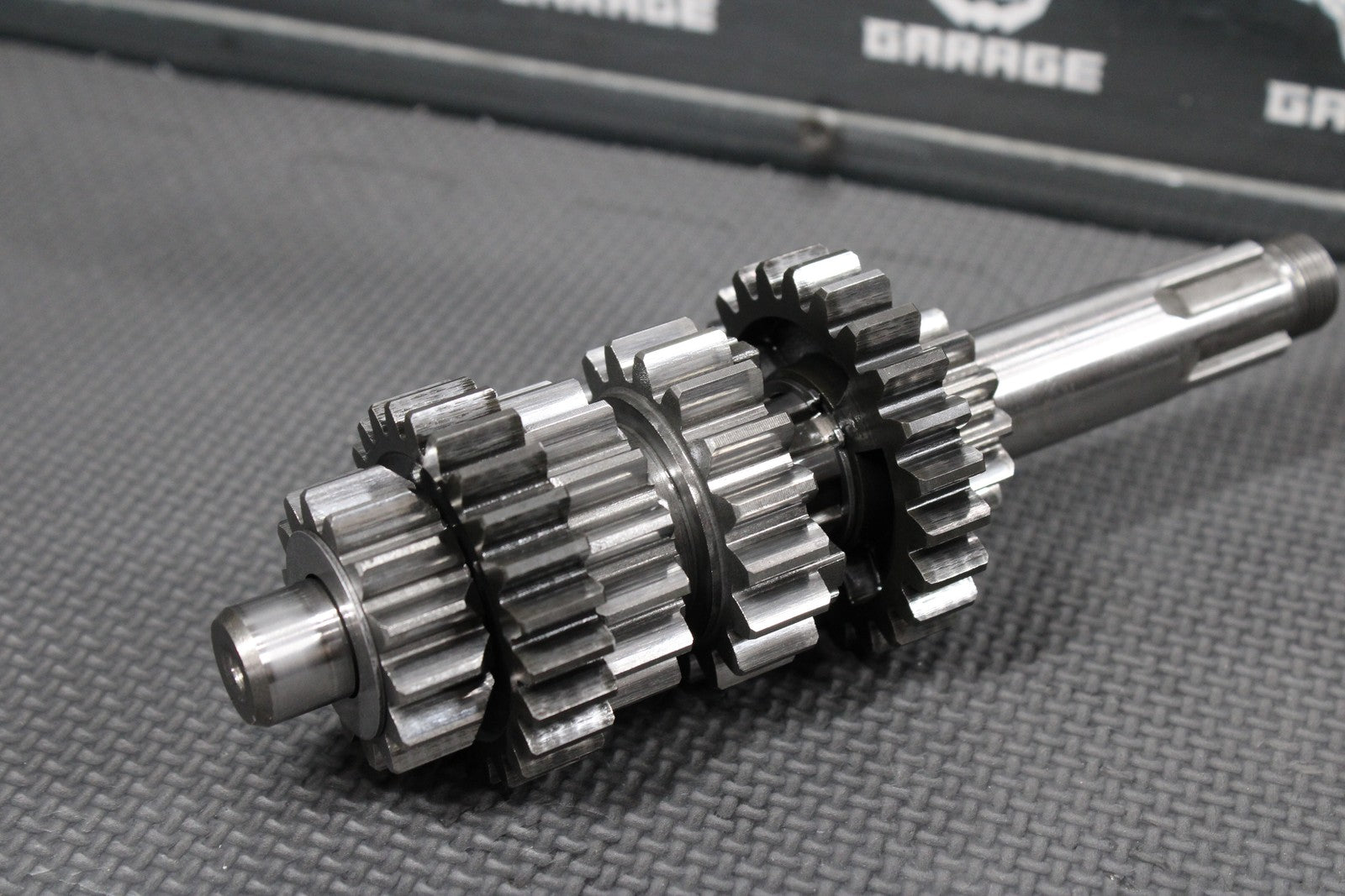 1986 KAWASAKI KDX200 OEM TRANSMISSION TRANNY GEARBOX SHIFT FORKS DRUM GEARS - hggarage