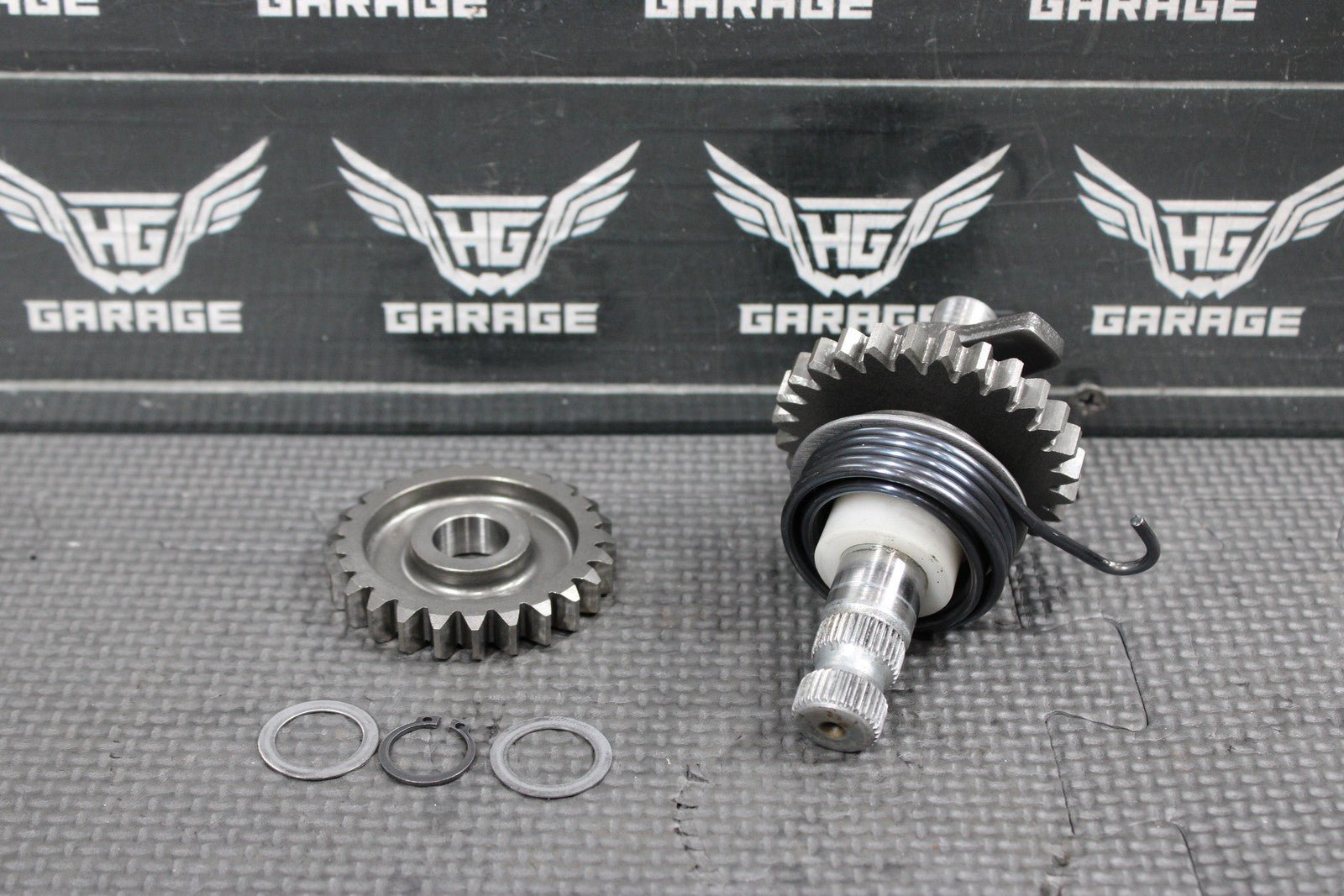 1997 YAMAHA RT100 OEM KICKSTART KICK START SHAFT W IDLER GEAR - hggarage