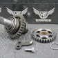 2000 HONDA CR125R OEM KICKSTART KICK START SHAFT W IDLER GEAR BOLT 28210 - KS6 - 700 - hggarage
