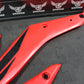 2007 HONDA CRF450R OEM LEFT PLASTIC PANEL FENDER STAY BRACKET 19035 - MENF - 7300 - hggarage