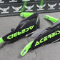 2009 KAWASAKI KX250F ASCERBIS HANDLEBARS HAND GUARDS BRUHS PROTECTOR SHIELD