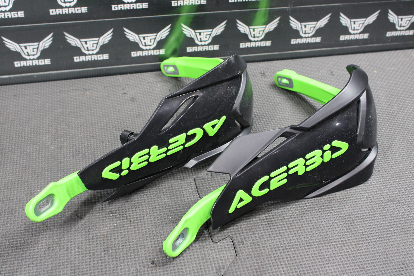 2009 KAWASAKI KX250F ASCERBIS HANDLEBARS HAND GUARDS BRUHS PROTECTOR SHIELD