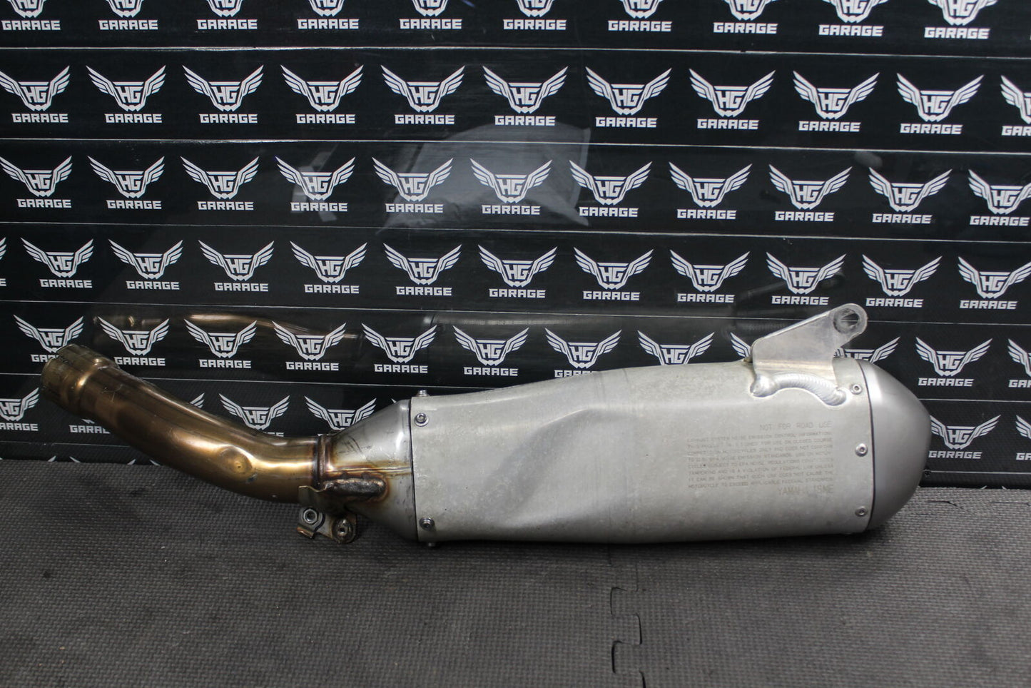 2018 YAMAHA YZ250F OEM MUFFLER EXHAUST SILENCER SLIP ON PIPE 1SM-14750-B0-00