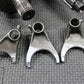 2007 KAWASAKI KX250F OEM TRANSMISSION TRANNY GEARBOX GEARS SHIFT FORKS GOOD - hggarage