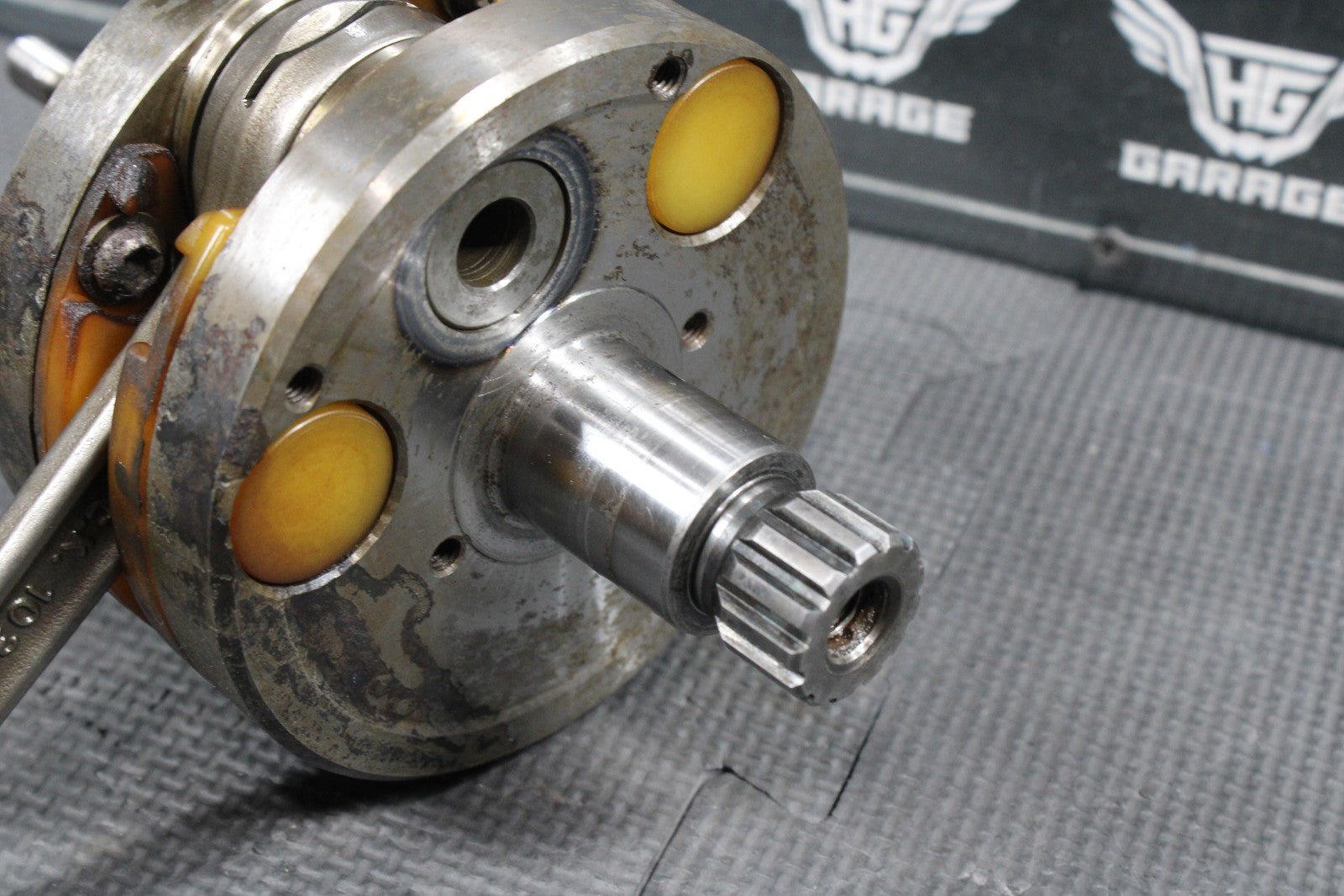 2002 YAMAHA YZ250 HOTRODS ENGINE MOTOR CRANKSHAFT CRANK SHAFT 5MW - 11400 - 00 - 00 - hggarage