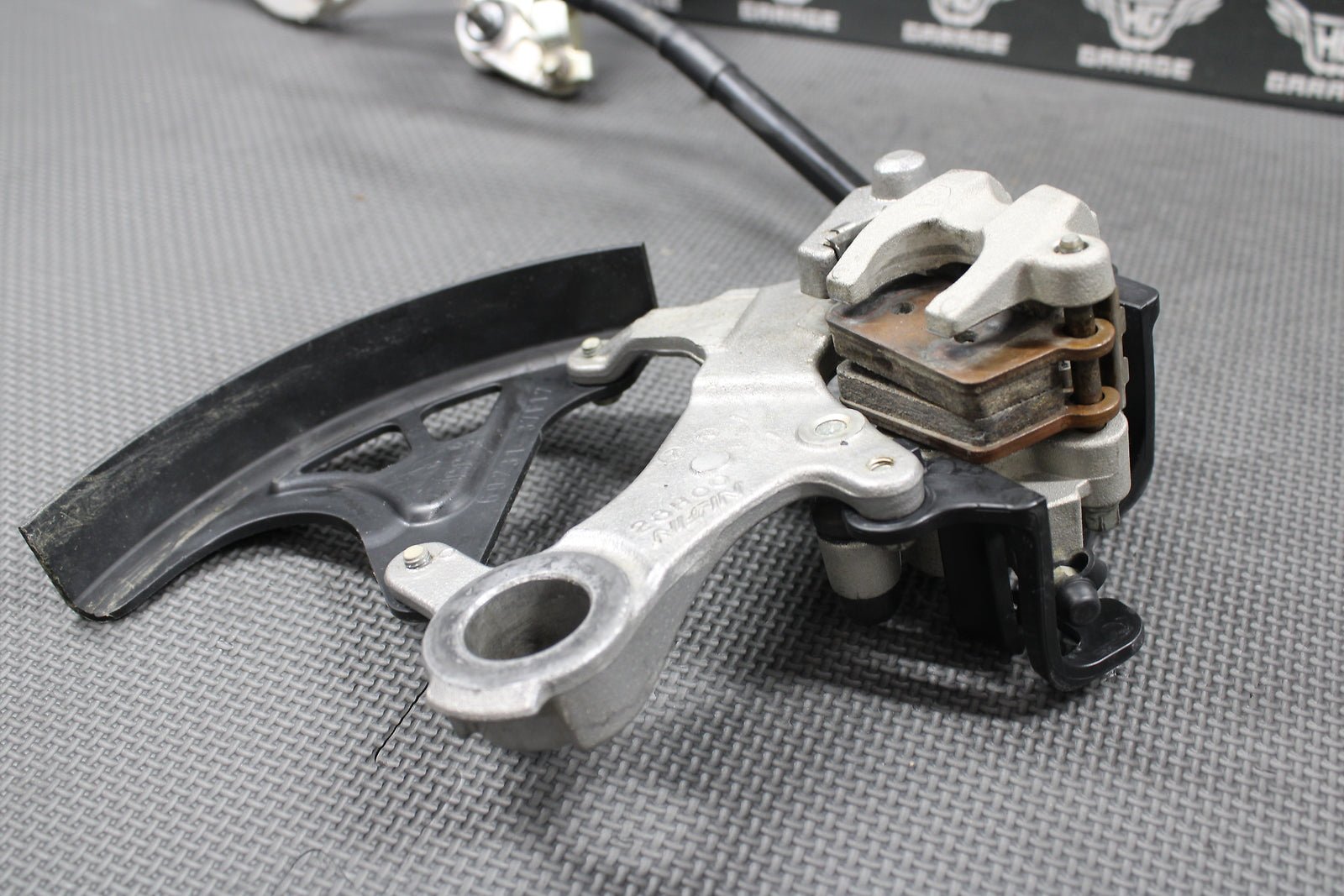 2018 18 - 20 SUZUKI RMZ450 OEM REAR BACK BRAKE CALIPER MASTER CYLINDER LEVER GOOD - hggarage