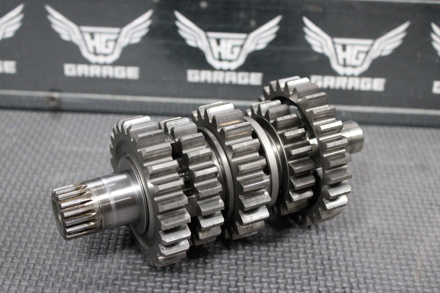 2007 HONDA CRF450R OEM ENGINE TRANSMISSION TRANNY GEARBOX SHIFT FORKS SHAFT DRUM - hggarage