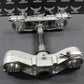 2003 KAWASAKI KLX400SR OEM FRONT FORK LOWER UPPER TRIPLE TREE STEM FAT BAR CLAMP - hggarage