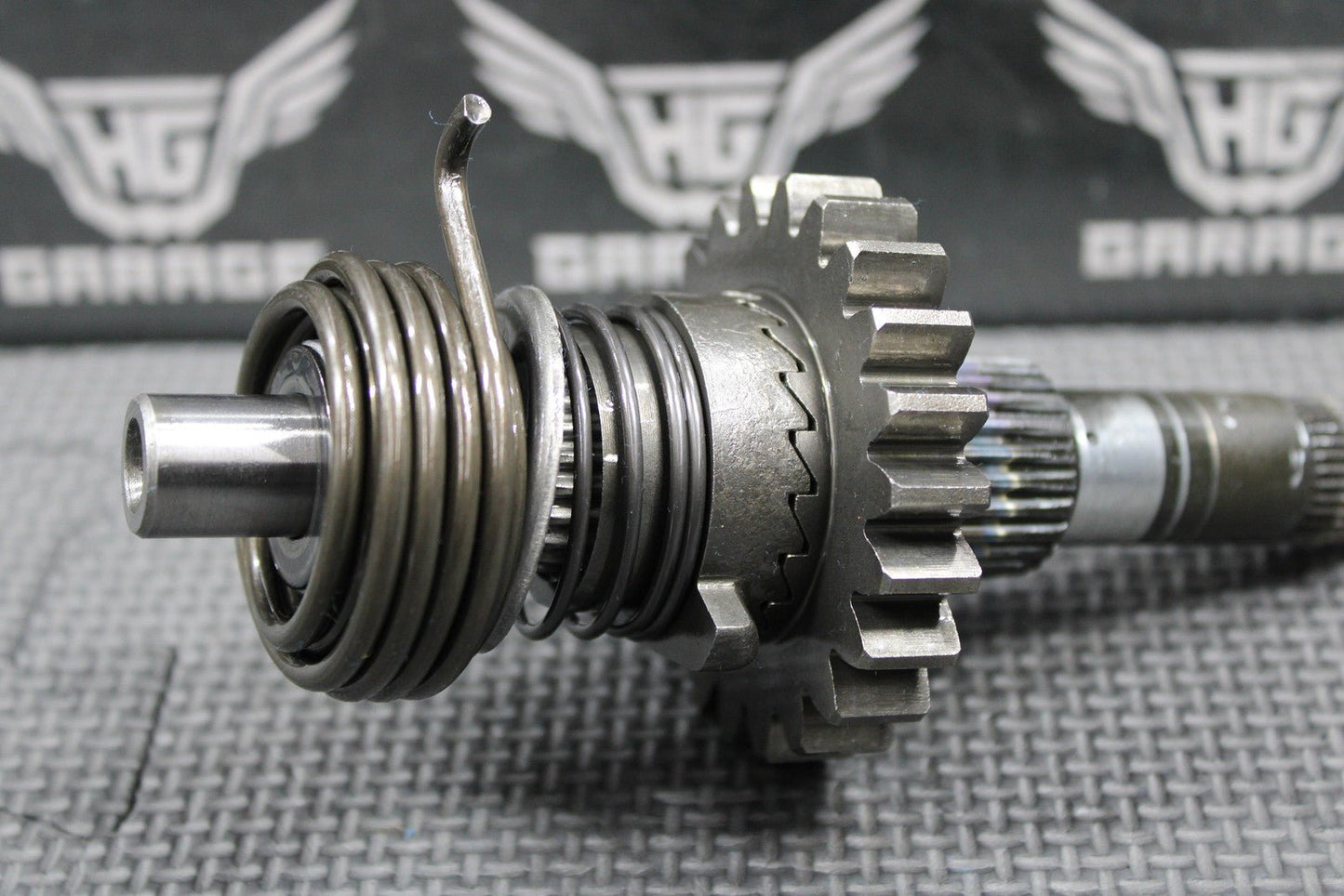 1991 HONDA 88 - 95 XR250R OEM KICKSTART KICK START SHAFT SPINDLE GEAR RATCHET NICE - hggarage