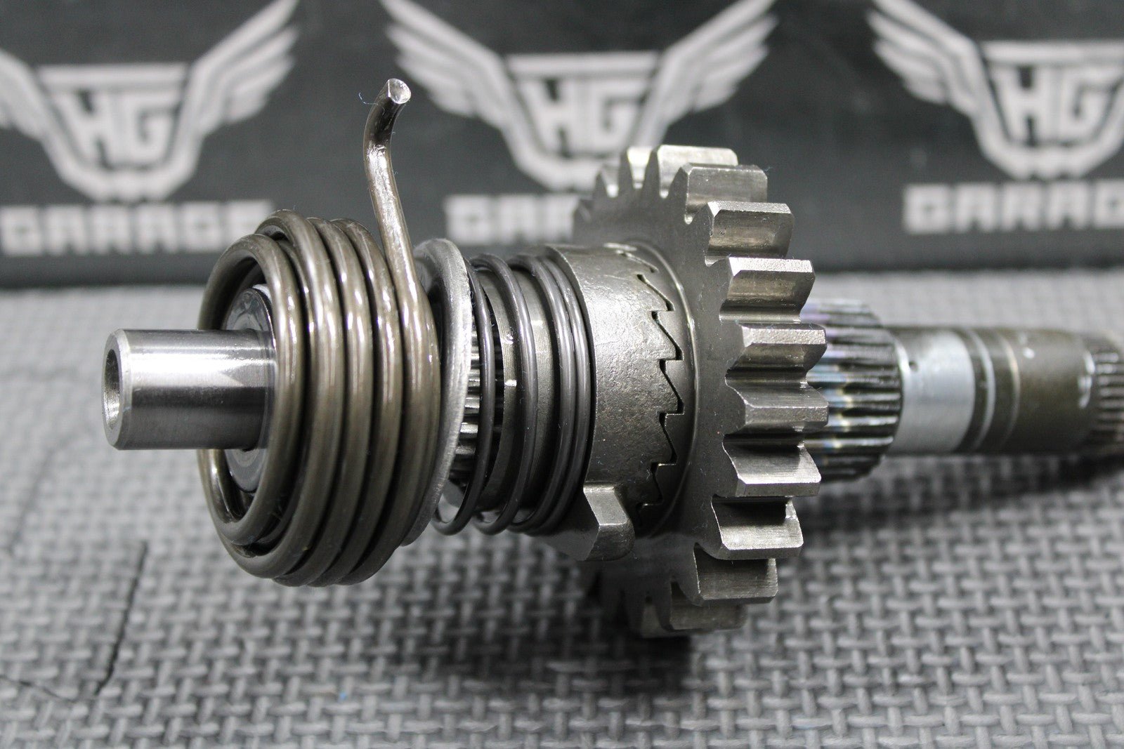 1991 HONDA 88 - 95 XR250R OEM KICKSTART KICK START SHAFT SPINDLE GEAR RATCHET NICE - hggarage