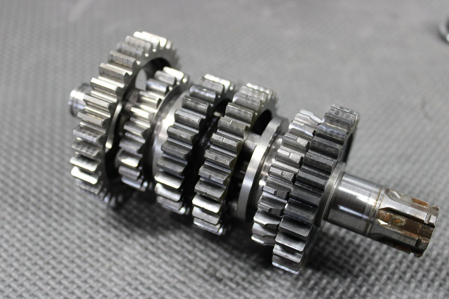 2005 Kawasaki KX100 Kawasaki OEM Engine Transmission Assembly Gears Shift Forks - hggarage