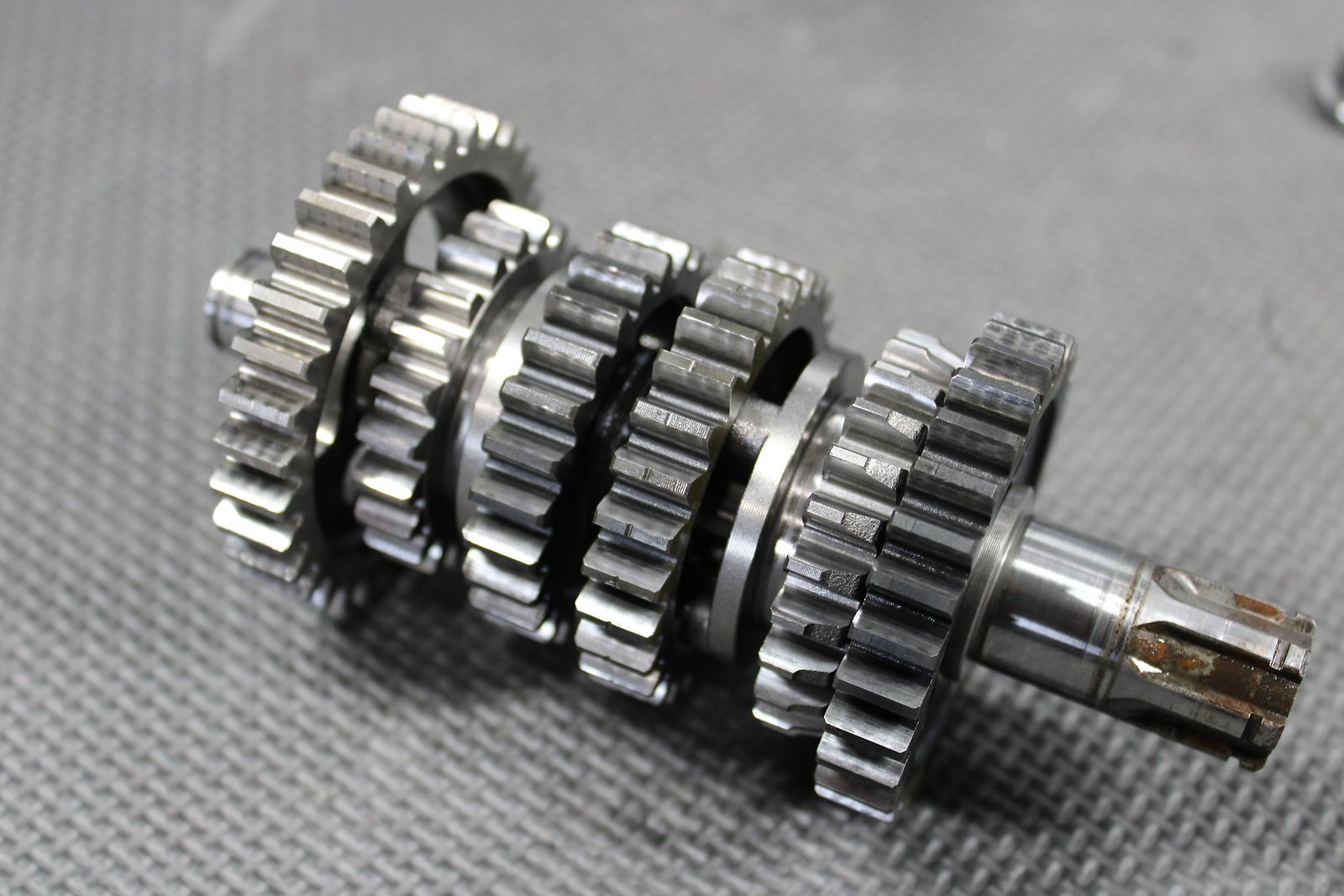 2005 Kawasaki KX100 Kawasaki OEM Engine Transmission Assembly Gears Shift Forks - hggarage