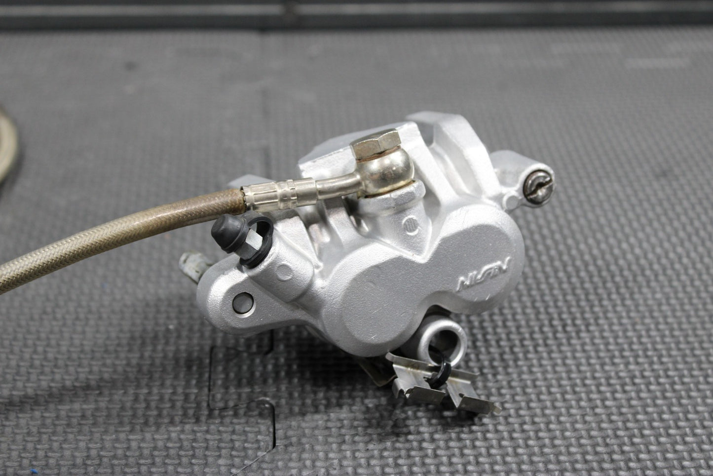 2007 HONDA 07 - 09 CRF450R NISSIN FRONT BRAKE CALIPER MASTER CYLINDER W BRAKE HOSE - hggarage