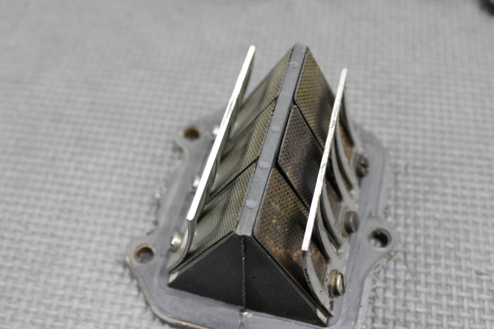 1995 KTM 250 300 OEM INTAKE BOOT REED BLOCK ASSEMBLY 54630050000 54630351244 - hggarage