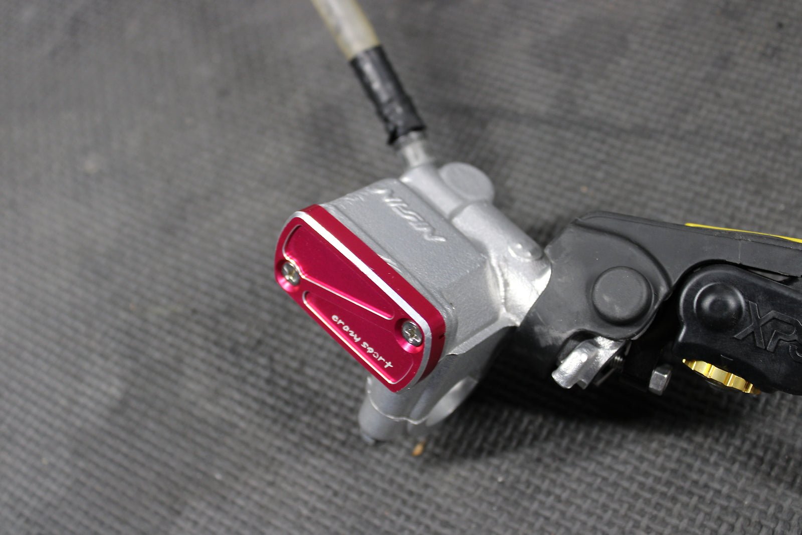 2008 HONDA CRF150RB OEM FRONT BRAKE CALIPER MASTER CYLINDER PRO TAPER LEVER - hggarage