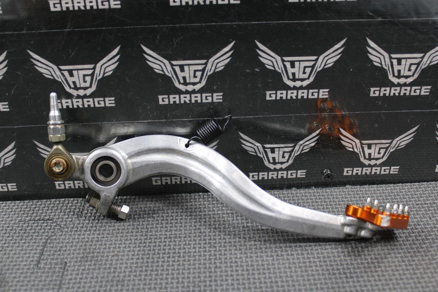 2010 KTM 08 - 16 250 XCF - W OEM RIGHT REAR BRAKE FOOT PEDAL LEVER 77213050044 - hggarage