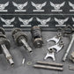 1987 YAMAHA TW200 OEM ENGINE TRANSMISSION TRANNY GEARBOX SHIFT FORKS DRUM GEARS - hggarage