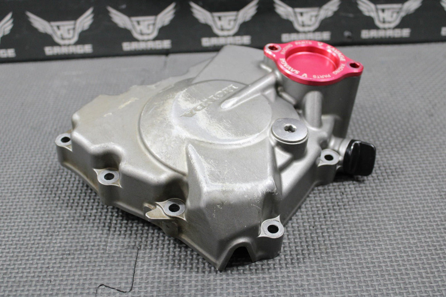 2013 10 - 17 HONDA CRF250R OEM LEFT STATOR GENERATOR MAGNETO COVER 11340 - KRN - B10 - hggarage