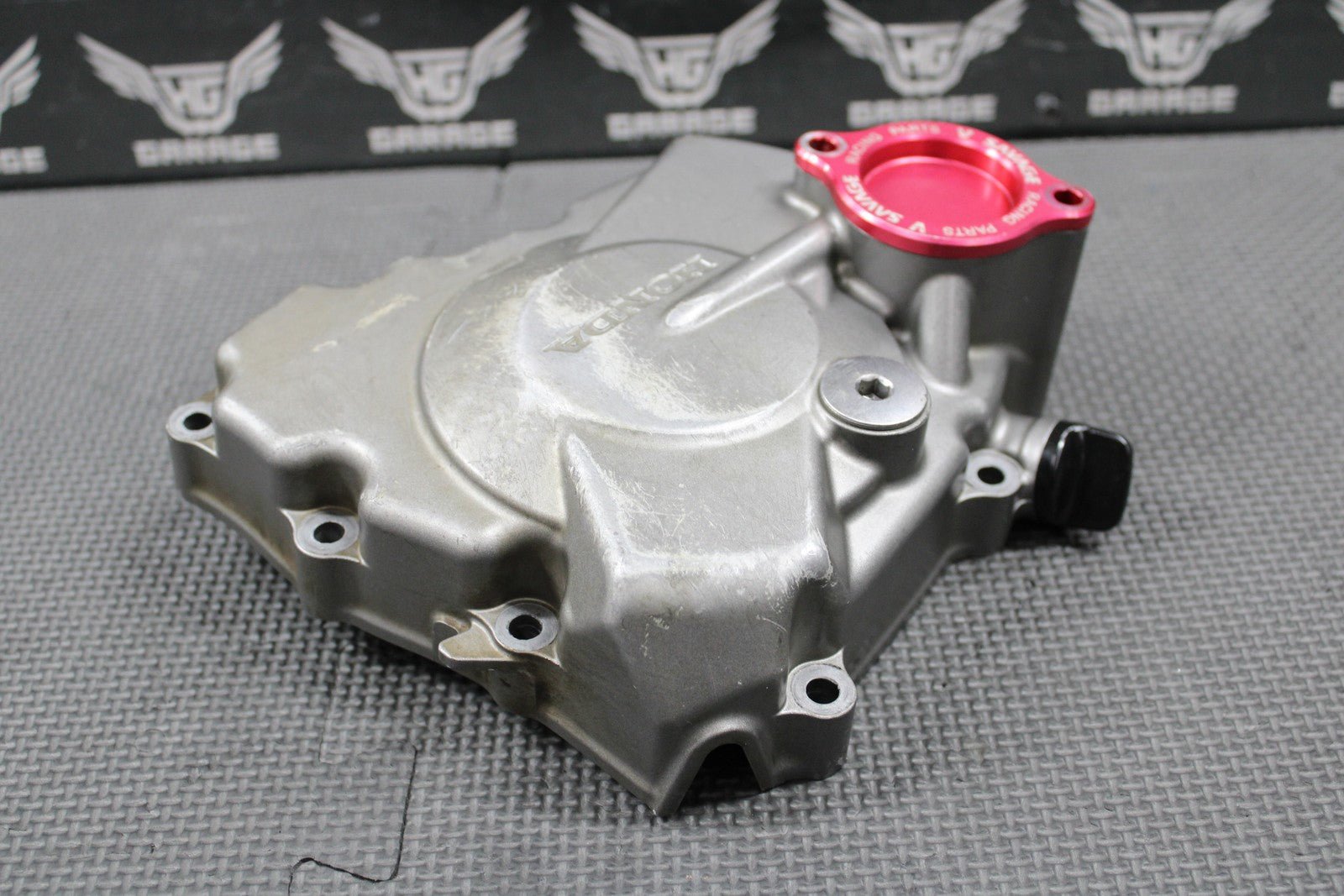 2013 10 - 17 HONDA CRF250R OEM LEFT STATOR GENERATOR MAGNETO COVER 11340 - KRN - B10 - hggarage
