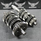 1992 89 - 93 KAWASAKI KX125 OEM TRANSMISSION TRANNY SHAFTS GEARS GEARBOX GOOD! - hggarage