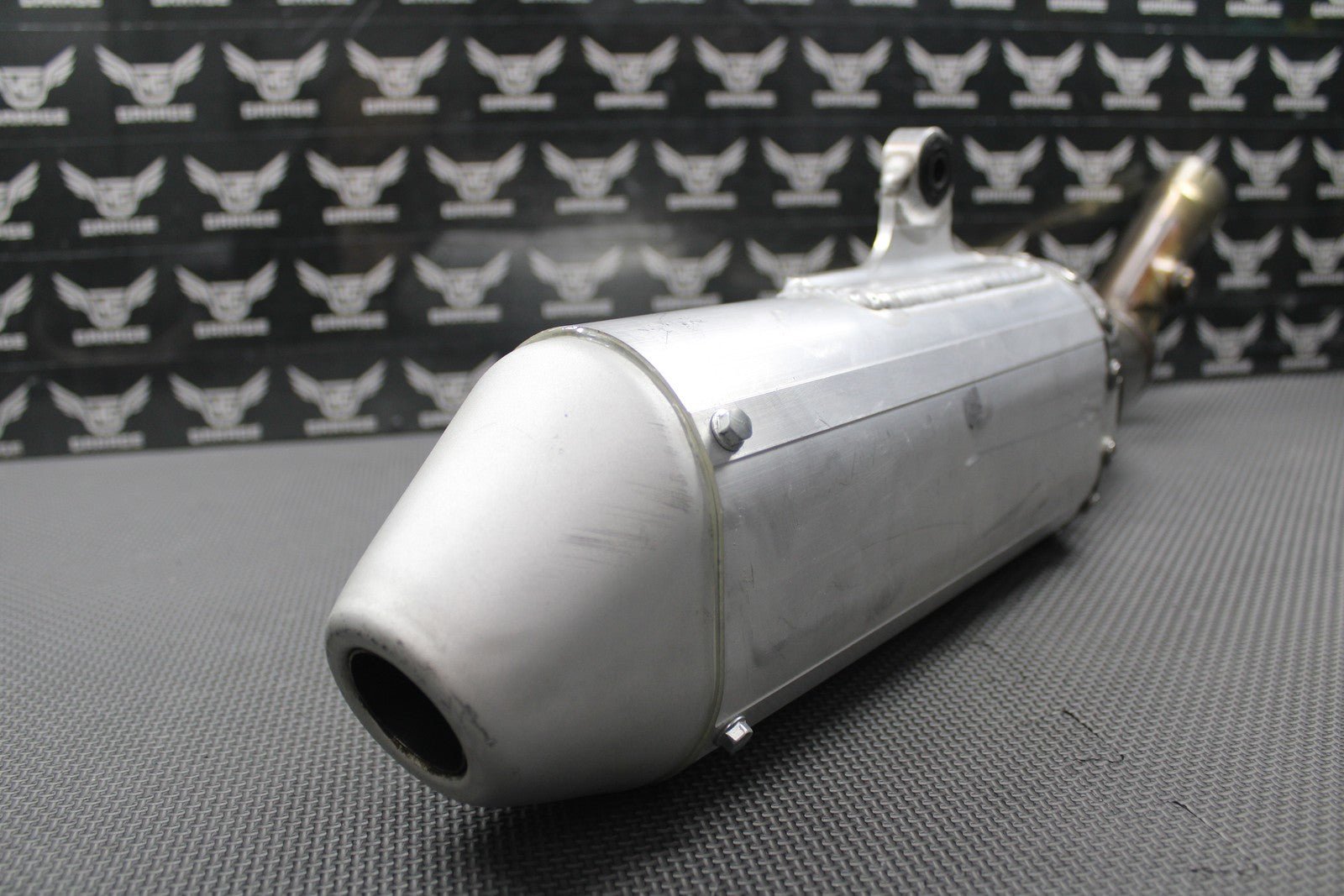 2020 SUZUKI 19 - 22 RMZ250 OEM MUFFLER EXHAUST SILENCER SLIP ON PIPE 14310 - 46K10 - hggarage
