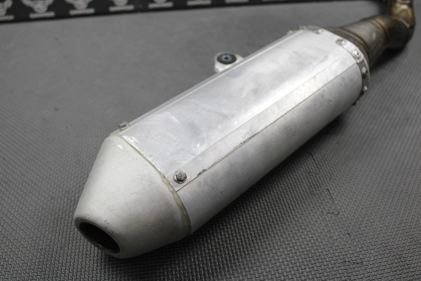 2019 SUZUKI 19 - 25 RMZ250 OEM MUFFLER EXHAUST SILENCER SLIP ON PIPE 14310 - 46K10 - hggarage