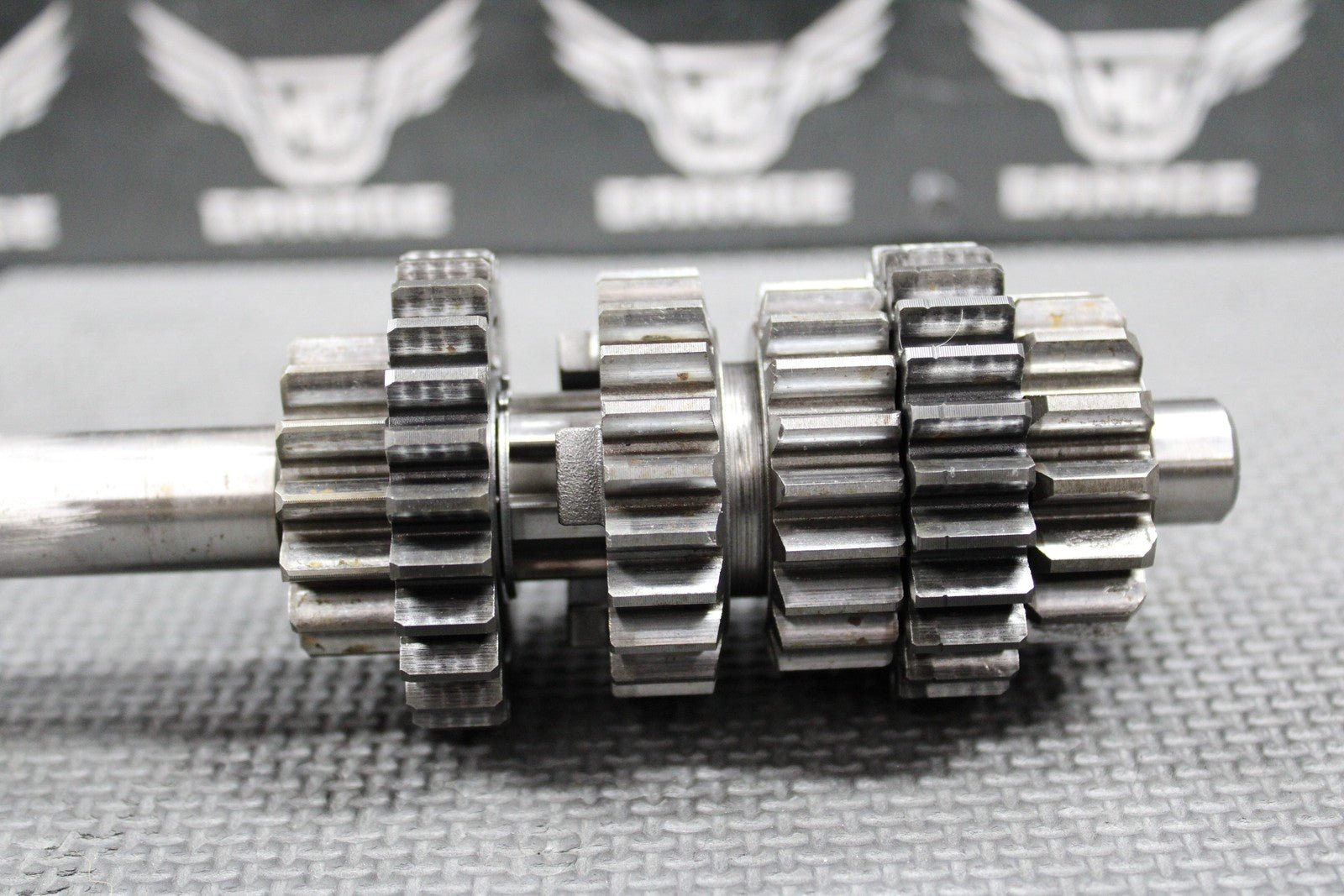 1992 89 - 93 KAWASAKI KX125 OEM TRANSMISSION TRANNY SHAFTS GEARS GEARBOX GOOD! - hggarage