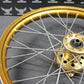 2001 YAMAHA 93 - 01 YZ80 90 - 01 RM80 17" GOLD EXCEL FRONT WHEEL RIM W/ TALON HUB - hggarage
