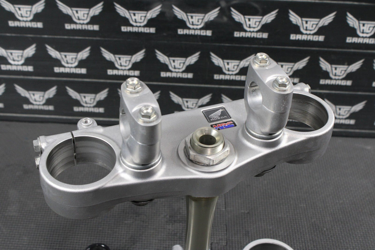 2018 HONDA CRF250R CRF450R OEM FRONT FORKS LOWER UPPER TRIPLE TREE STEM - hggarage