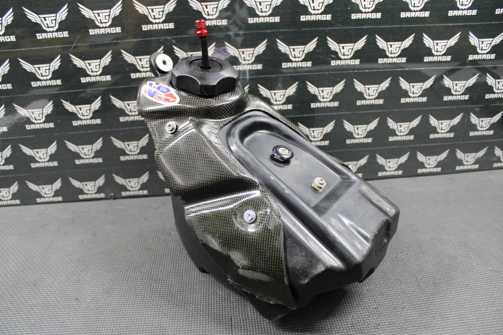 2012 HONDA 10 - 13 CRF250R 09 - 12 CRF450R OEM GAS FUEL TANK CELL RESERVOIR CARBON - hggarage