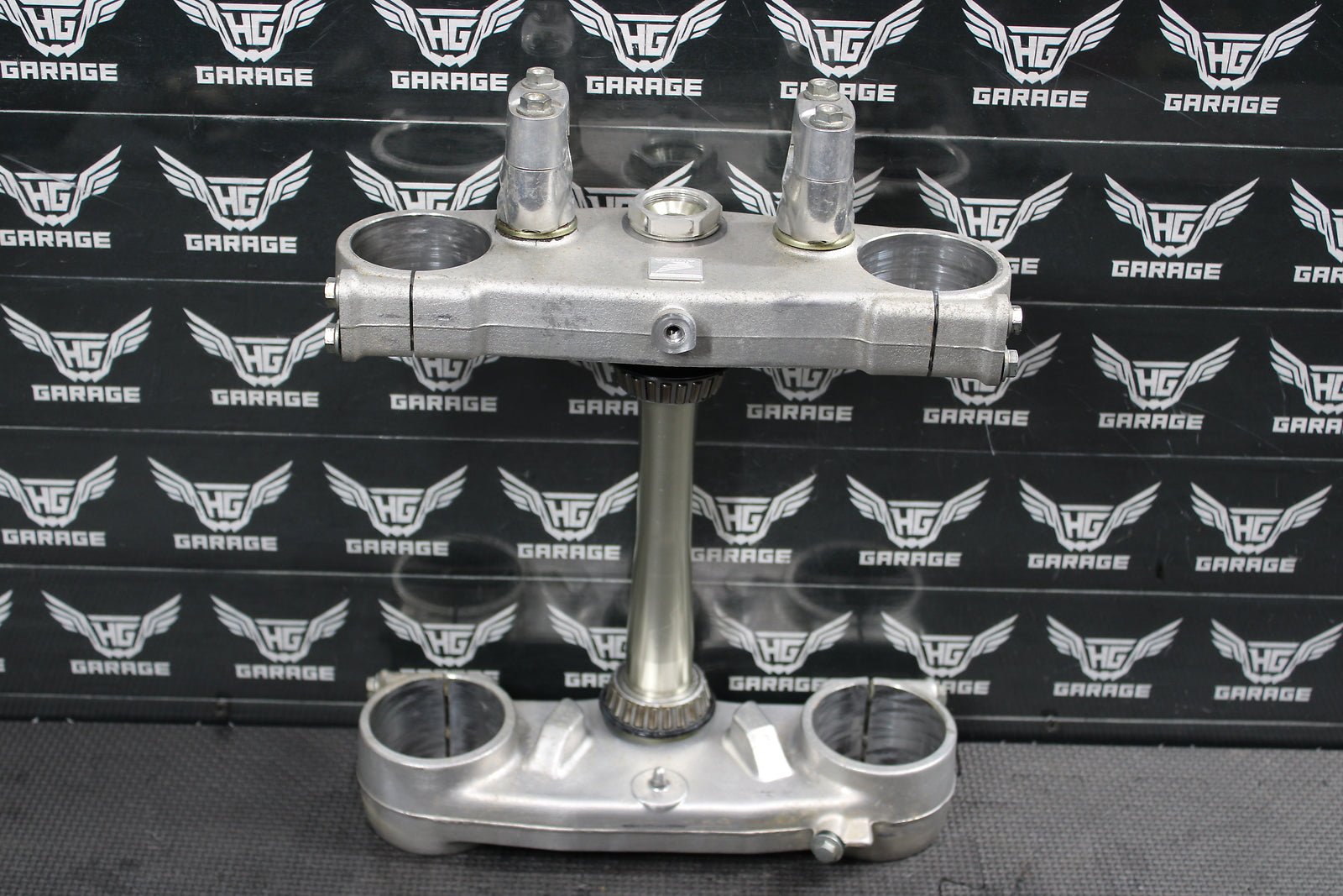 2003 Honda CRF450R OEM Front Forks Lower Upper Triple Tree Stem - hggarage