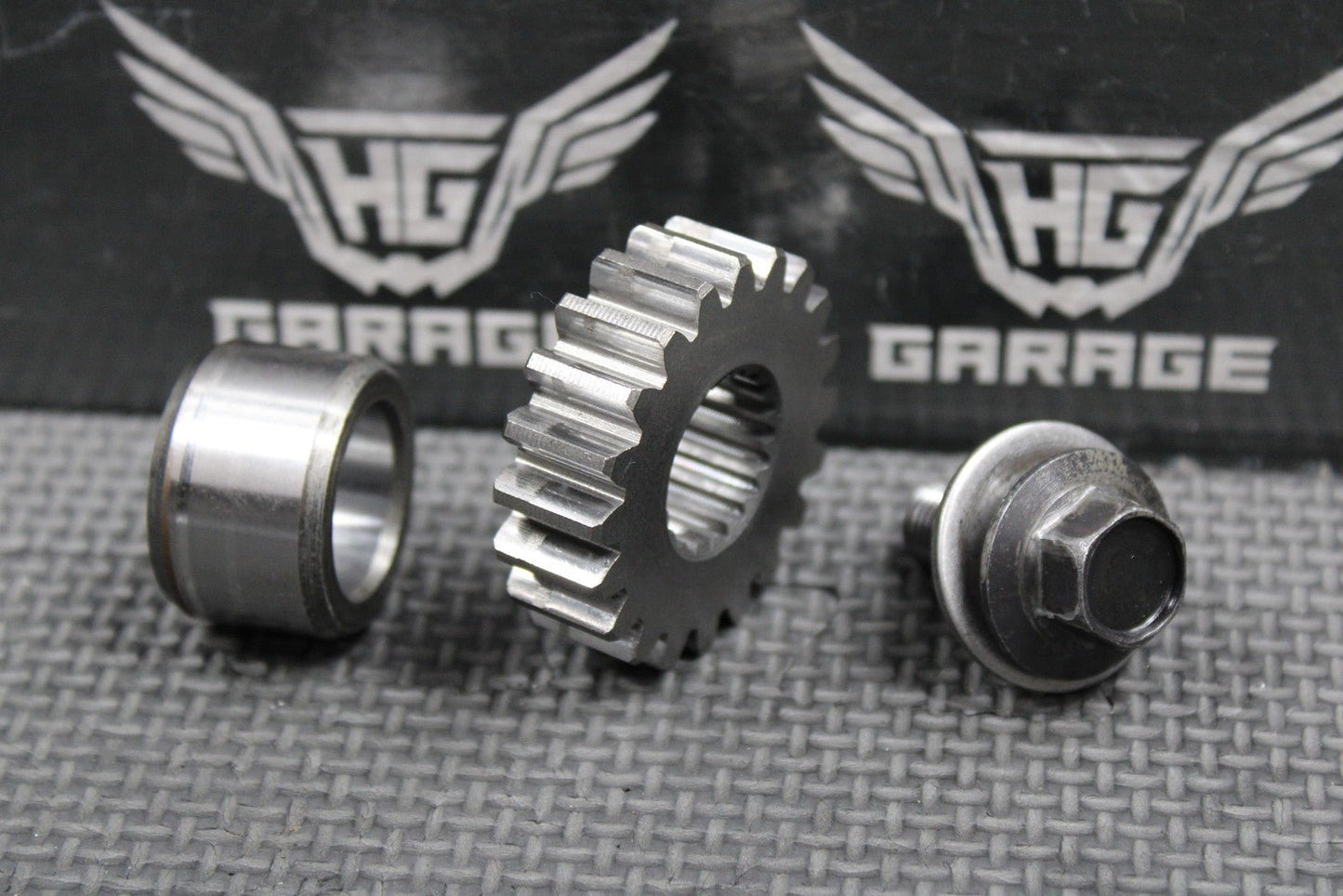 1988 87 - 07 HONDA CR125R OEM CRANKSHAFT PRIMARY MAIN DRIVE GEAR & COLLAR - hggarage