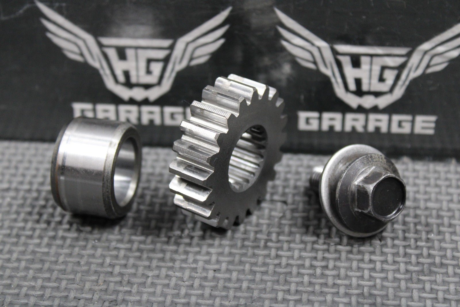 1988 87 - 07 HONDA CR125R OEM CRANKSHAFT PRIMARY MAIN DRIVE GEAR & COLLAR - hggarage