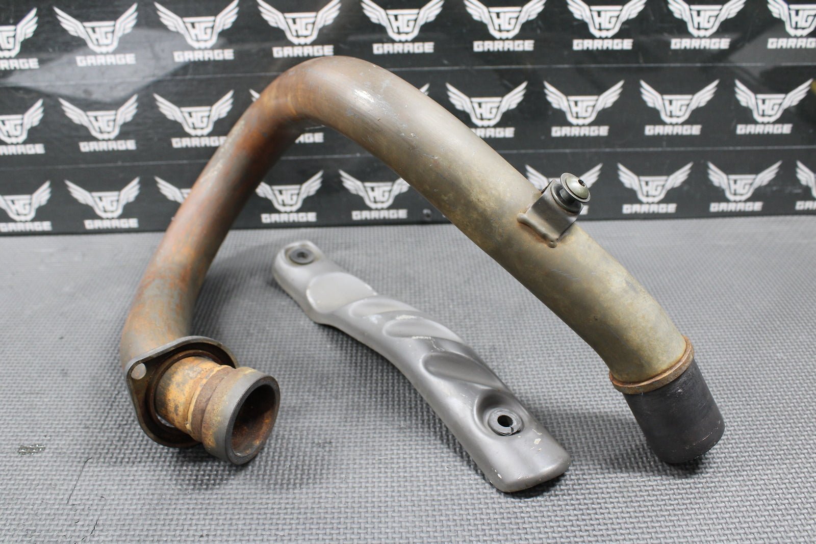 2000 SUZUKI 00 - 07 DRZ400 DRZ400E OEM EXHAUST PIPE CHAMBER HEADER 14150 - 29F00 - hggarage