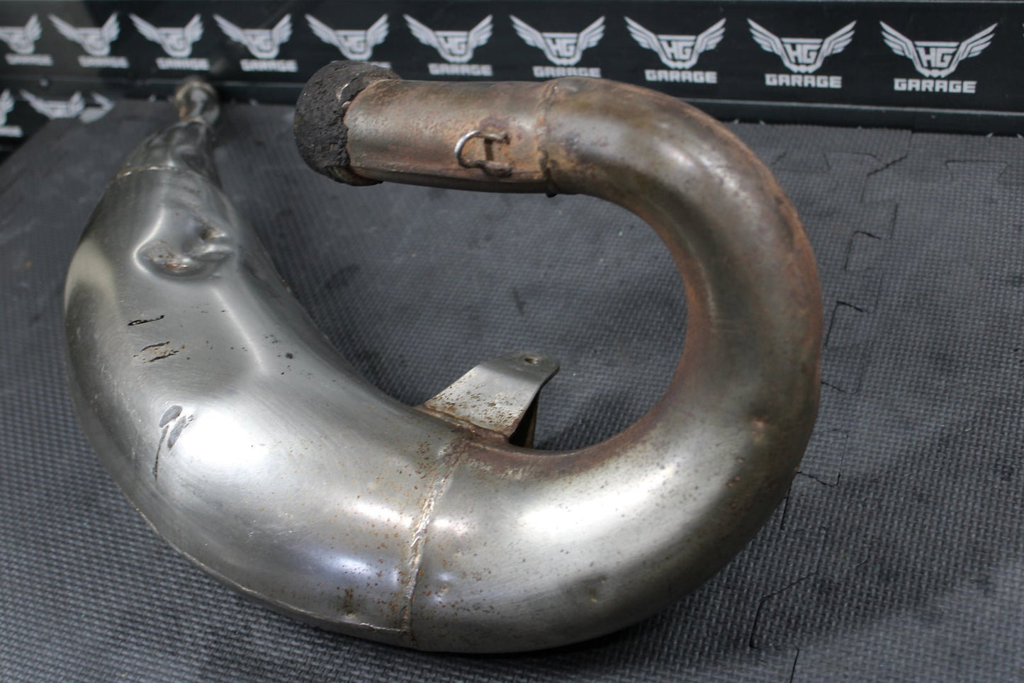 2000 Honda CR125R Fmf Gold Series Fatty Exhaust Pipe Chamber Header - hggarage