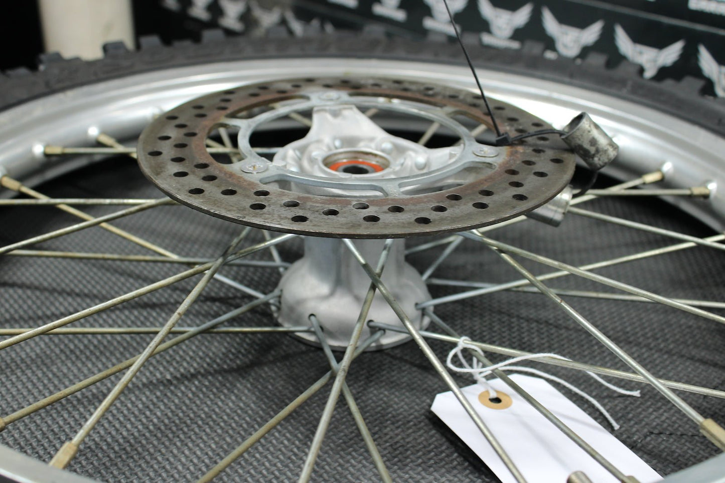 1993 Honda CR80R OEM 17x1.40 Front Wheel Rim 44601 - GC4 - 600 44701 - GC4 - 601 - hggarage