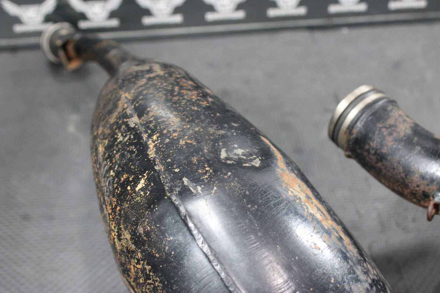 1996 SUZUKI RM250 FMF GOLD SERIES FATTY EXHAUST PIPE CHAMBER HEADER 14310 - 37E00 - hggarage