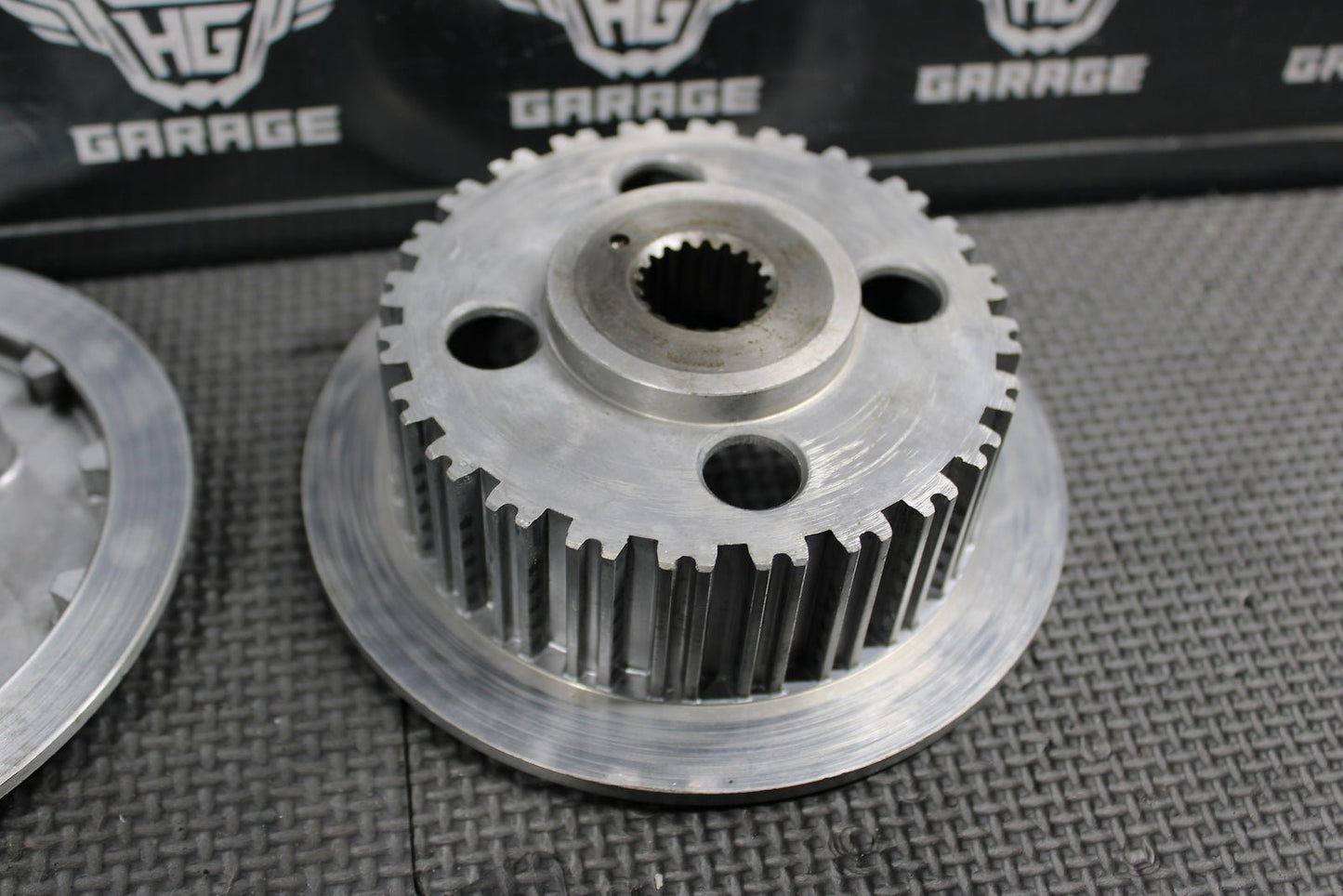 1986 HONDA XR250R OEM COMPLETE CLUTCH W PLATES BASKET HUB 22100 - KT1 - 010 - hggarage