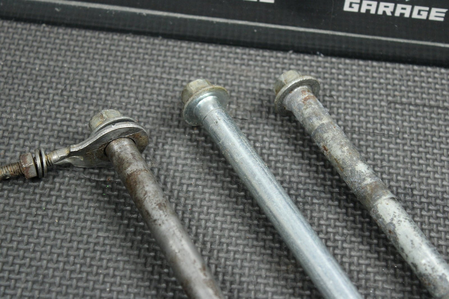 2001 Honda XR100R XR80R OEM Front Rear Axle Back Wheel Rim Swingarm Bolt - hggarage