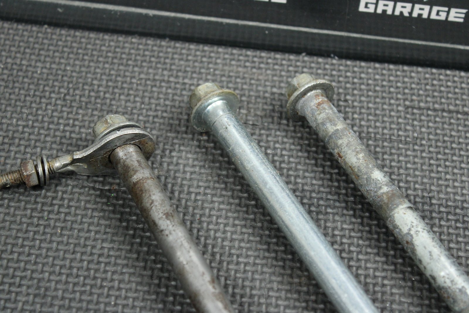 2001 Honda XR100R XR80R OEM Front Rear Axle Back Wheel Rim Swingarm Bolt - hggarage