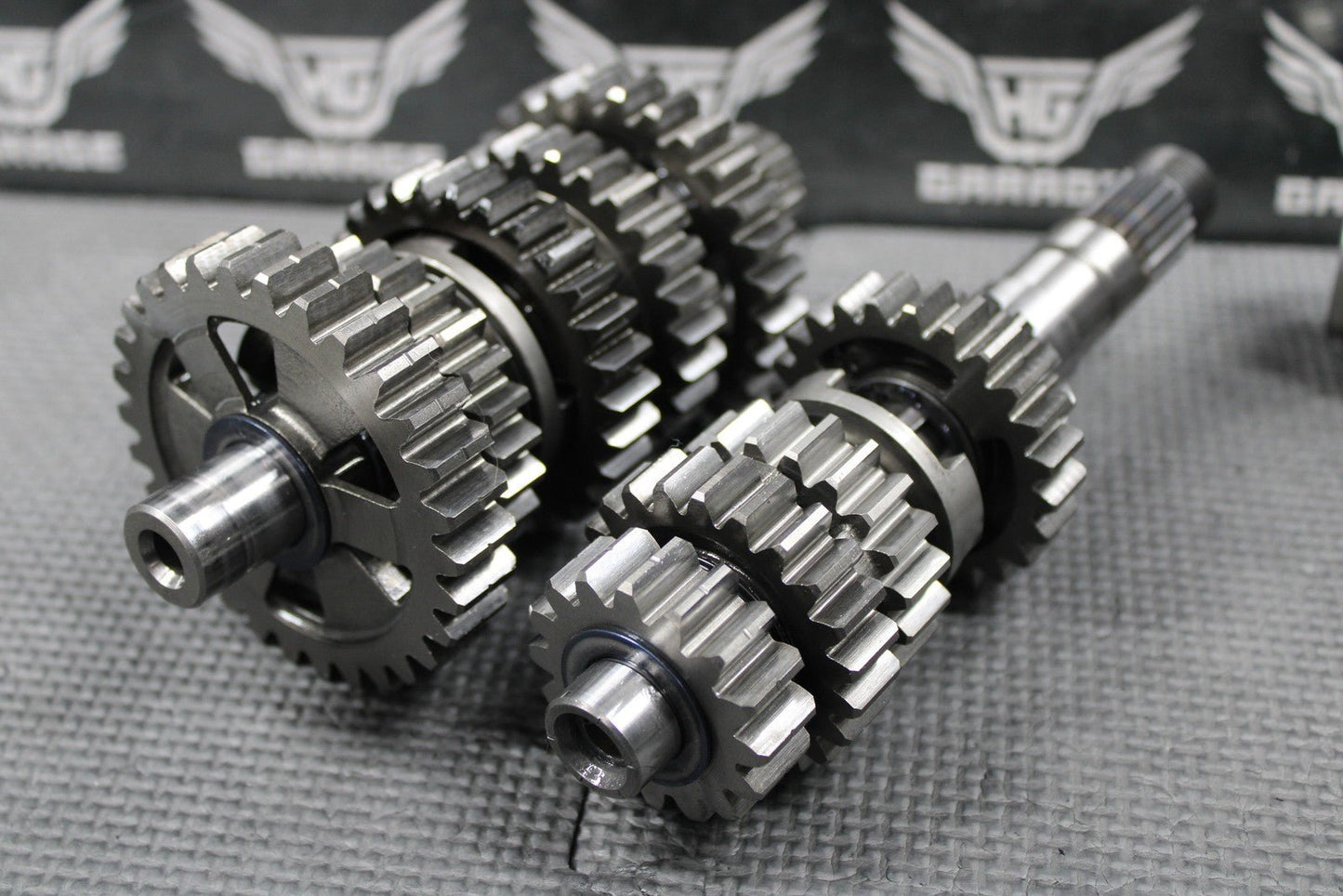 2008 HONDA CRF250R OEM TRANSMISSION TRANNY GEARBOX GEARS SHIFT FORKS NICE! - hggarage