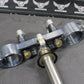 2002 YAMAHA YZ250F OEM LOWER UPPERBILLET APPLIED TRIPLE TREE STEM CLAMP - hggarage