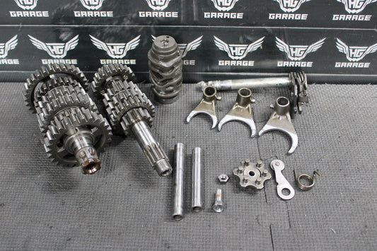 1995 KAWASAKI KX125 OEM ENGINE TRANSMISSION TRANNY ASSEMBLY GEARS 13127 - 1229 - hggarage