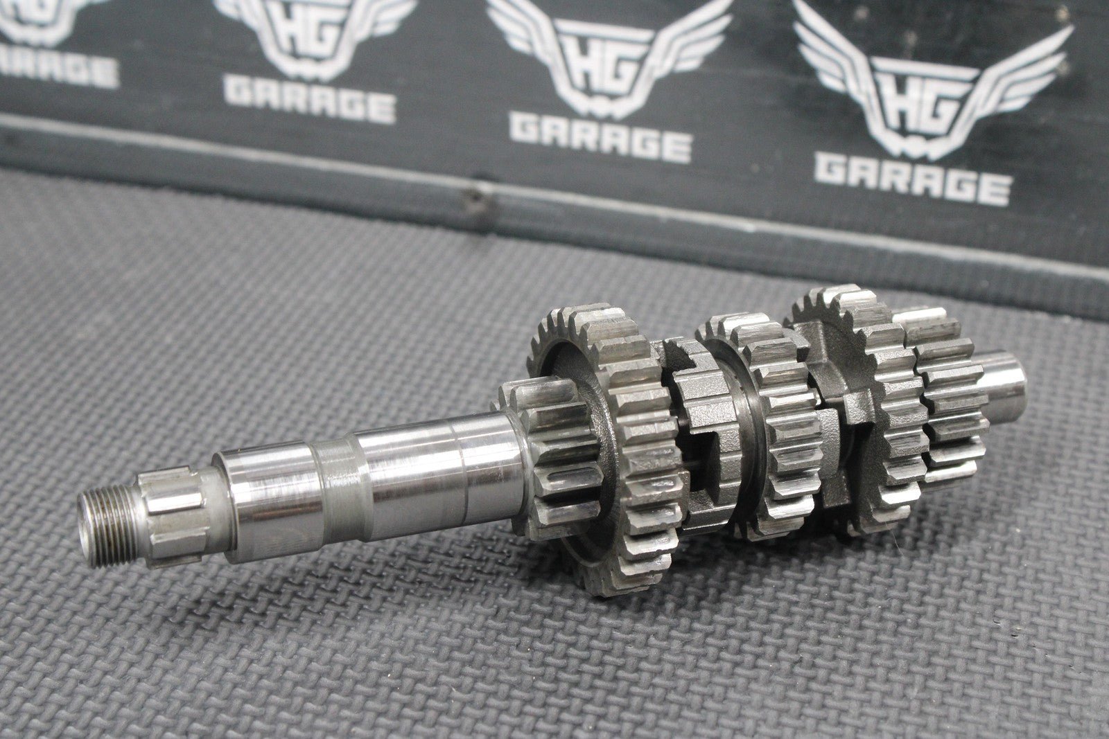 1987 YAMAHA TW200 OEM ENGINE TRANSMISSION TRANNY GEARBOX SHIFT FORKS DRUM GEARS - hggarage